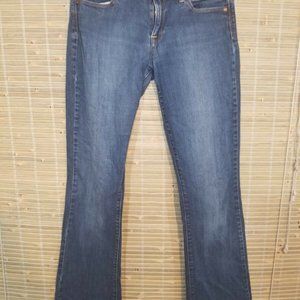 LUCKY BRAND SOFIA BOOT WOMEN DENIM BLUE JEANS 6/28